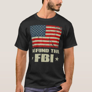 Camiseta Defender la bandera estadounidense del FBI