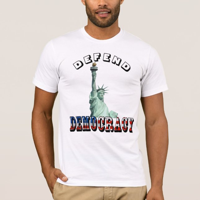 CAMISETA DEFENDER LA DEMOCRACIA (Anverso)
