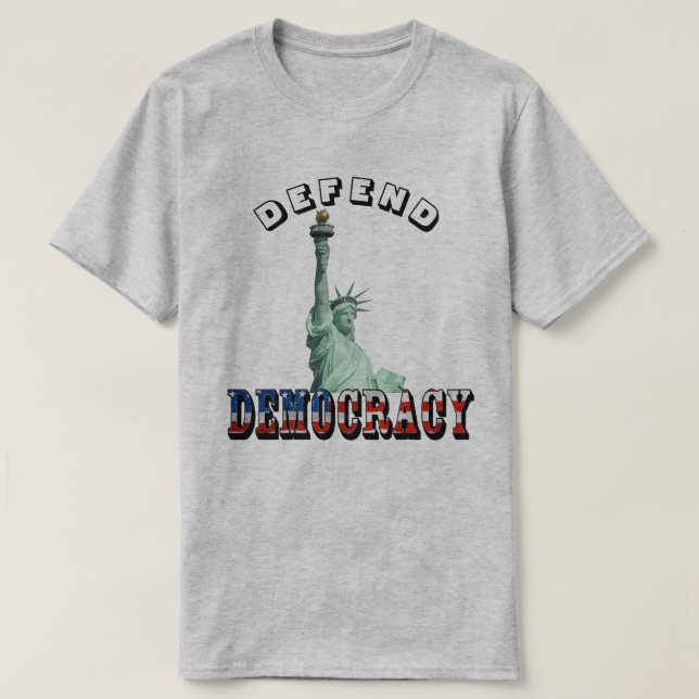 CAMISETA DEFENDER LA DEMOCRACIA (Diseño del anverso)