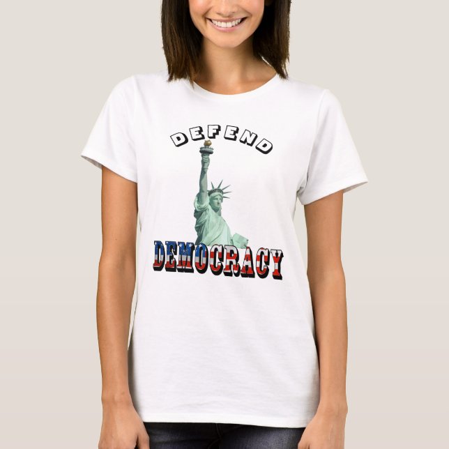 CAMISETA DEFENDER LA DEMOCRACIA (Anverso)