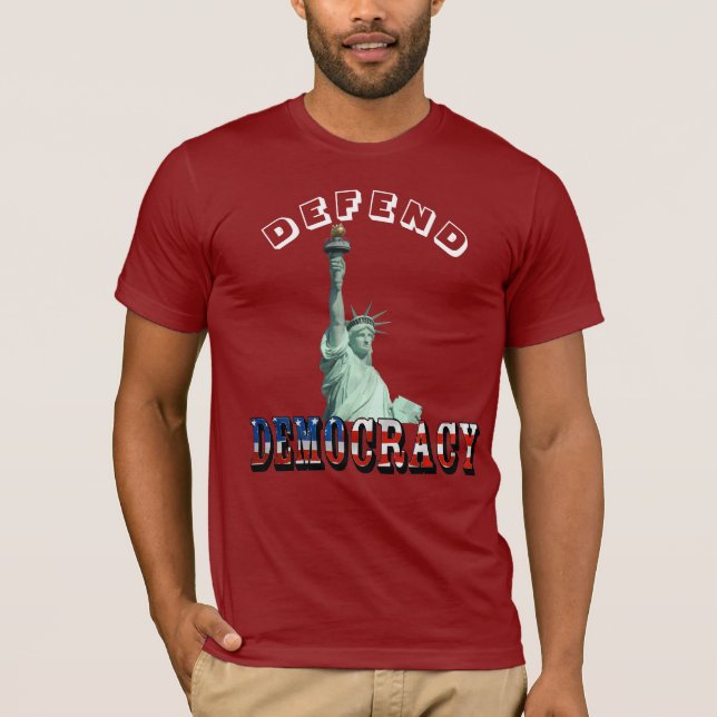 CAMISETA DEFENDER LA DEMOCRACIA (Anverso)