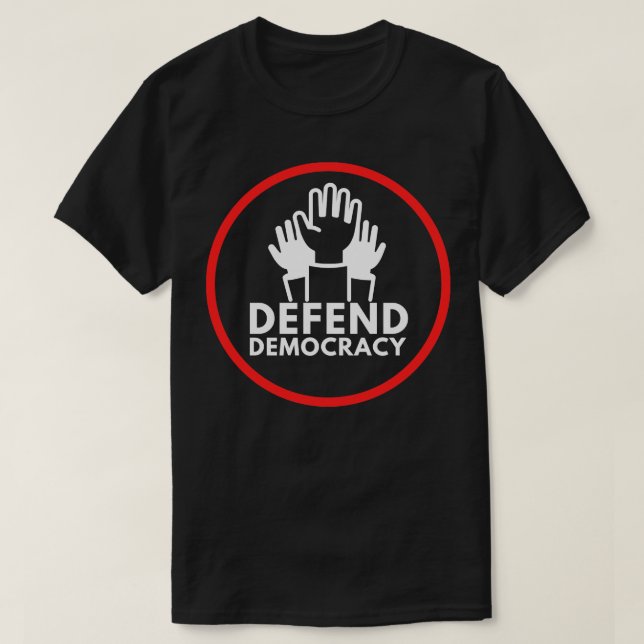 Camiseta Defender la democracia 15 (Diseño del anverso)