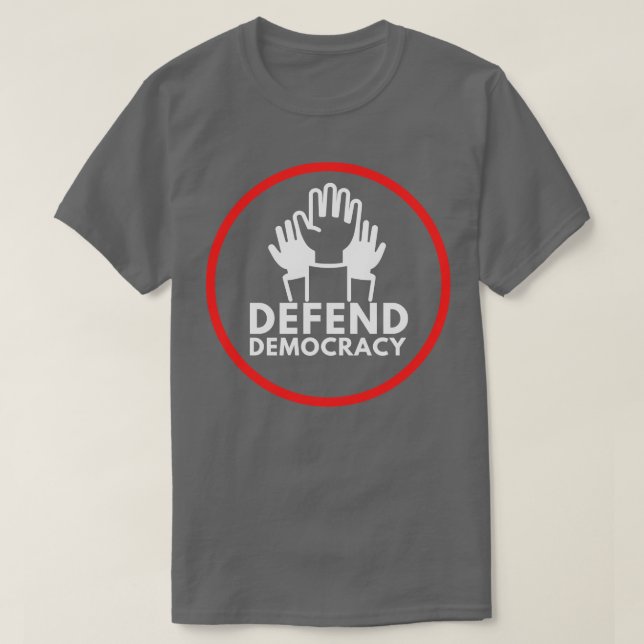 Camiseta Defender la democracia 15 (Diseño del anverso)