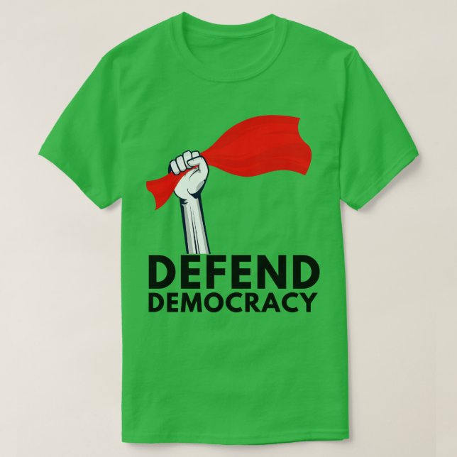 Camiseta Defender la democracia 16 (Diseño del anverso)