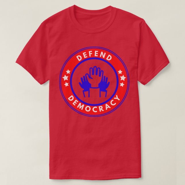 Camiseta Defender la democracia 25 (Diseño del anverso)