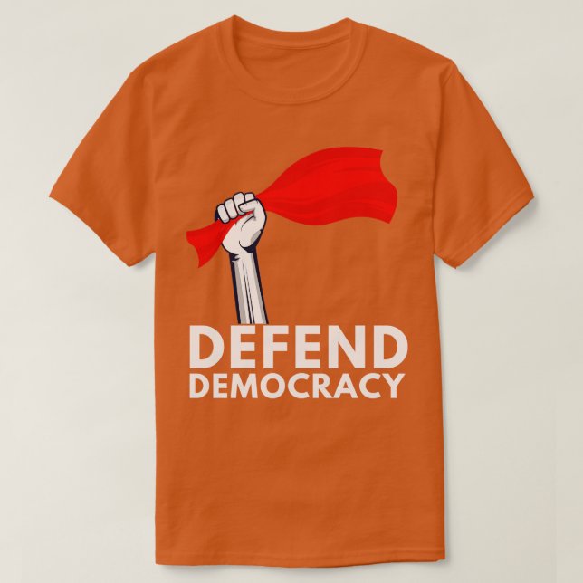 Camiseta Defender la democracia 5 (Diseño del anverso)