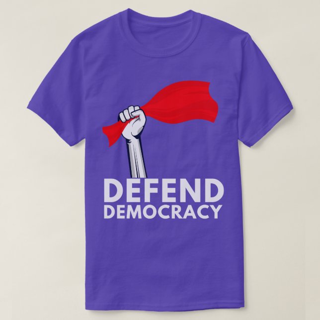 Camiseta Defender la democracia 5 (Diseño del anverso)