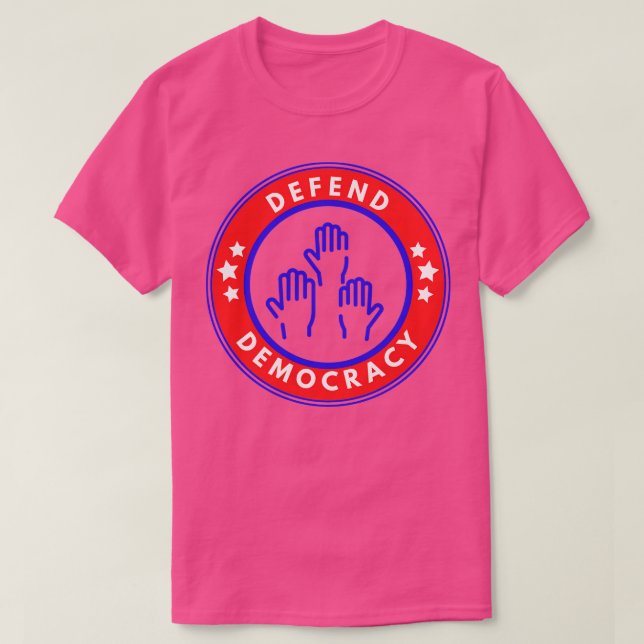 Camiseta Defender la democracia 8 (Diseño del anverso)