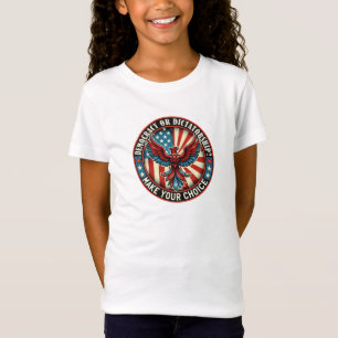 Camiseta Defender la democracia - Democracia o dictadura