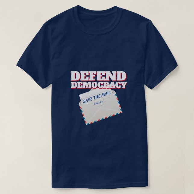 Camiseta Defender La Democracia /Salven El Correo - Un Cami (Diseño del anverso)