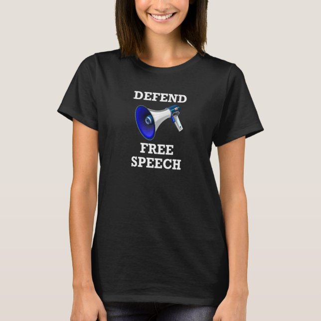Camiseta Defender la libertad de expresión (Anverso)