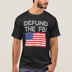 Camiseta Defender la Oficina Federal del FBI contra la corr