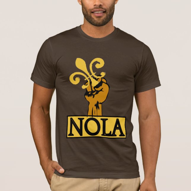 Camiseta Defender NOLA, Fleur De Lis (Anverso)