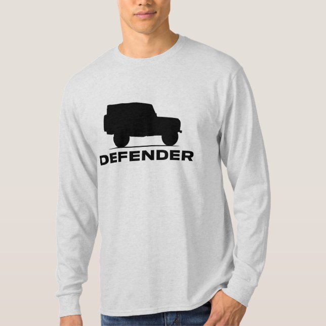 Camiseta Defender Silhouette Long Sleeve (Anverso)