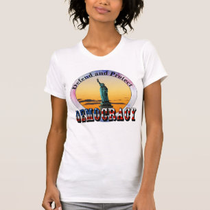 Camiseta Defender y proteger la DEMOCRACIA