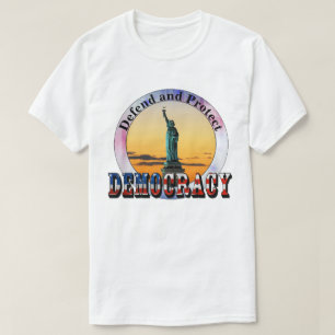 Camiseta Defender y proteger la DEMOCRACIA