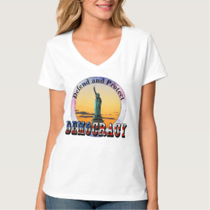 Camiseta Defender y proteger la DEMOCRACIA