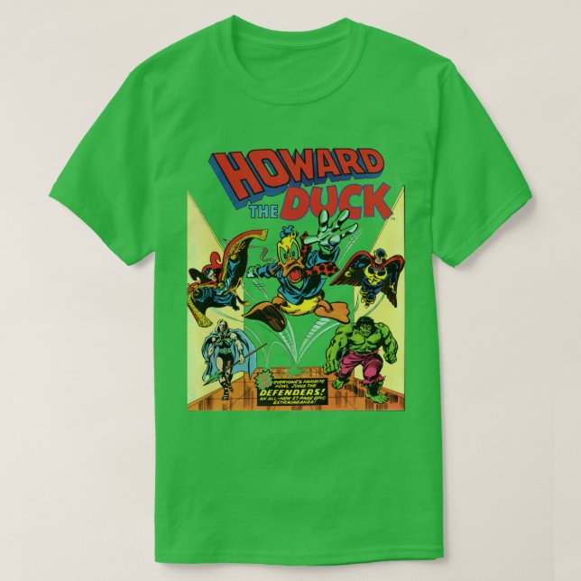 Camiseta Defenders Howard arte el regalo de pato para los f (Diseño del anverso)
