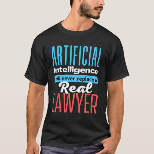 Camiseta Defendiendo el trabajo de un abogado AI