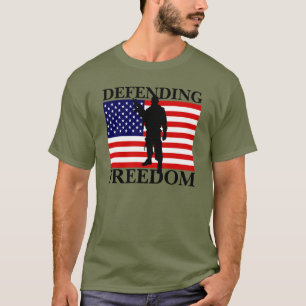 Camiseta Defendiendo la Libertad Patriótica