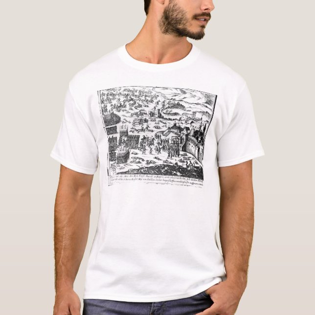 Camiseta Defenestration de Praga, 1618 (Anverso)
