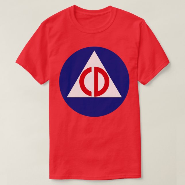 Camiseta Defensa civil (Diseño del anverso)