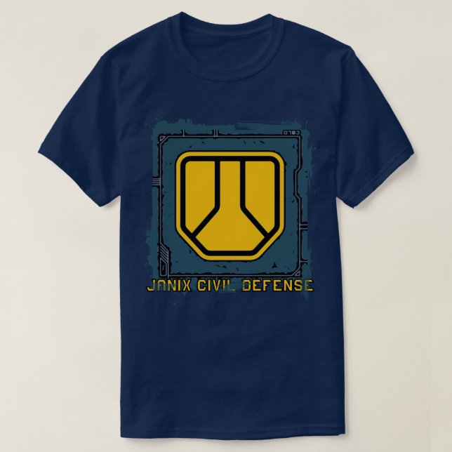 CAMISETA DEFENSA CIVIL JANIX (Diseño del anverso)