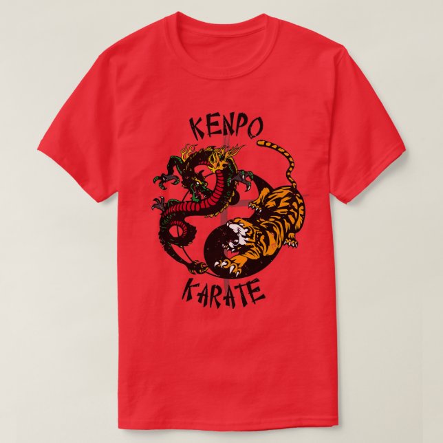 Camiseta Defensa propia Kenpo Karate Artes Marciales (Diseño del anverso)
