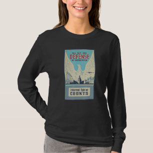 Camiseta Defensa Retro De La Democracia Política Comienzo S