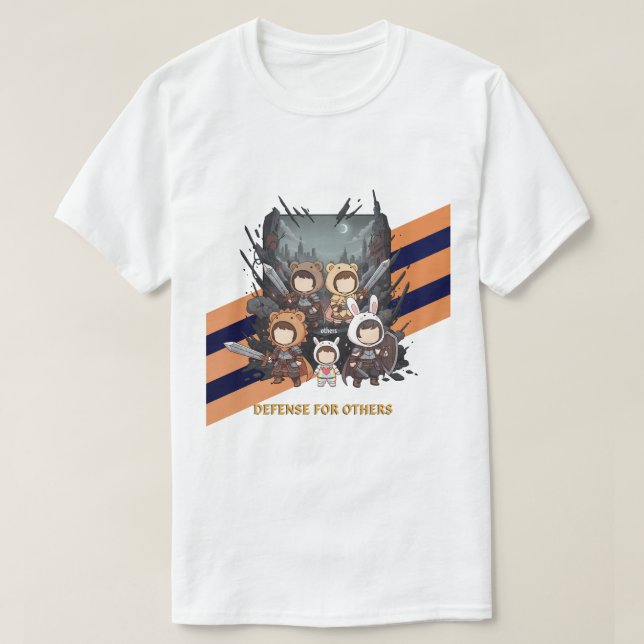 Camiseta Defense for Others - Little Guardians (Diseño del anverso)