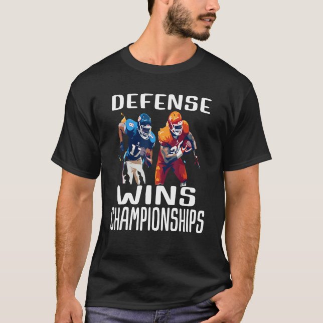 Camiseta Defense Wins Championships (Anverso)