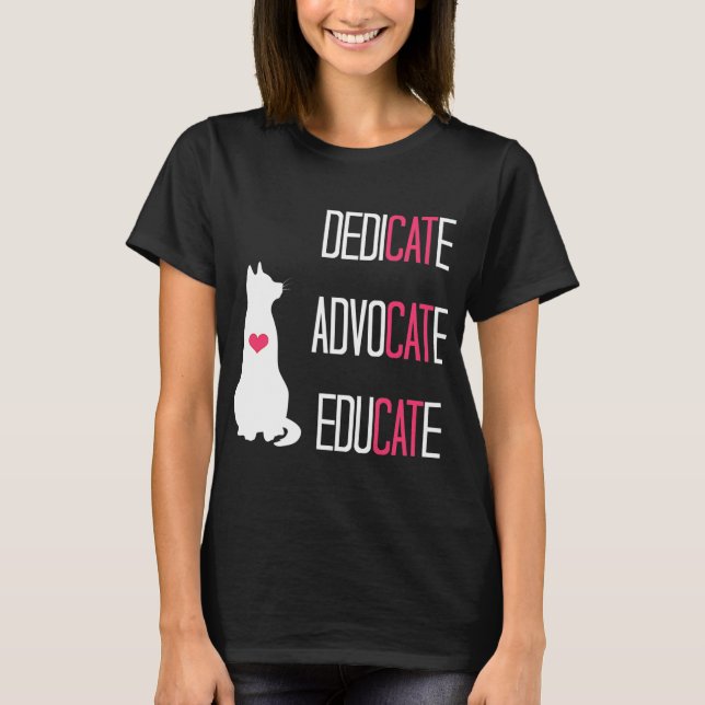 Camiseta Defensor De Gatos, TNR, Amante De Gatos, Rescate D (Anverso)