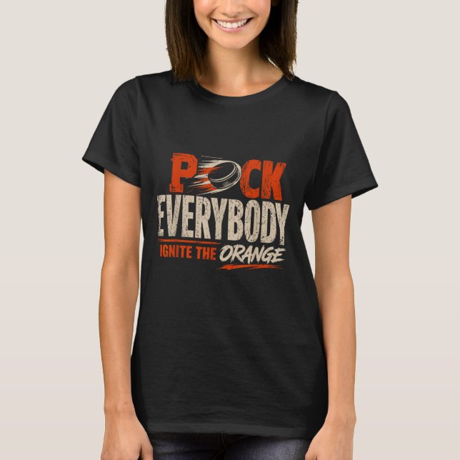 Camiseta Defensor de hockey naranja 1 (Anverso)