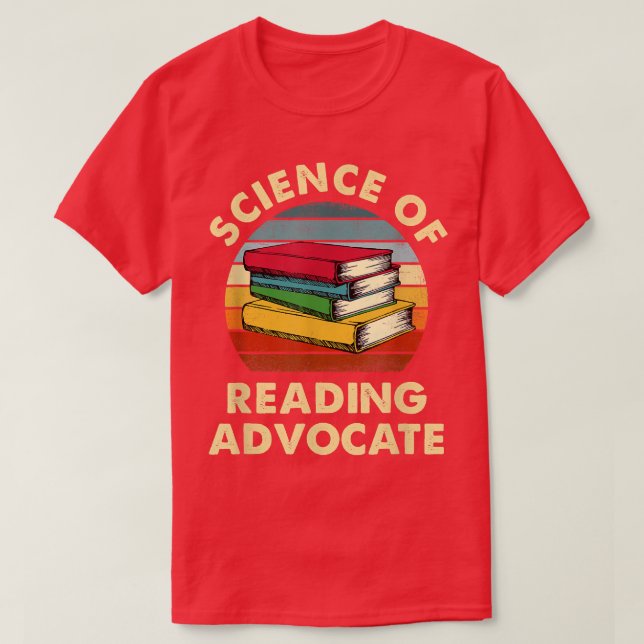 Camiseta Defensor de la ciencia de la lectura 2102 (Diseño del anverso)