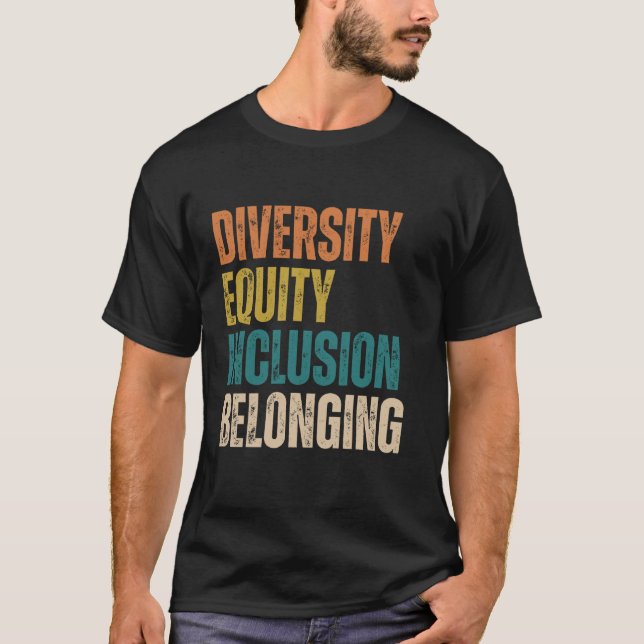 Camiseta Defensor de la diversidad equidad inclusión y pert (Anverso)