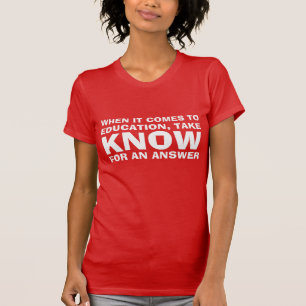 Camiseta defensor de la educación de profesores de escuela