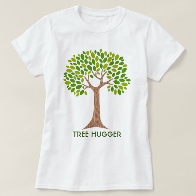 Camiseta Defensor del medio ambiente de Tree Hugger (Diseño del anverso)