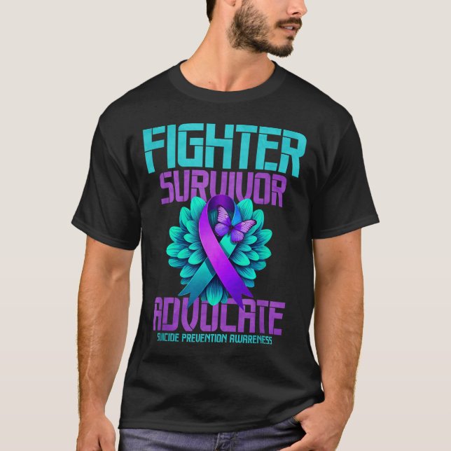 Camiseta Defensor del superviviente de la lucha (Anverso)