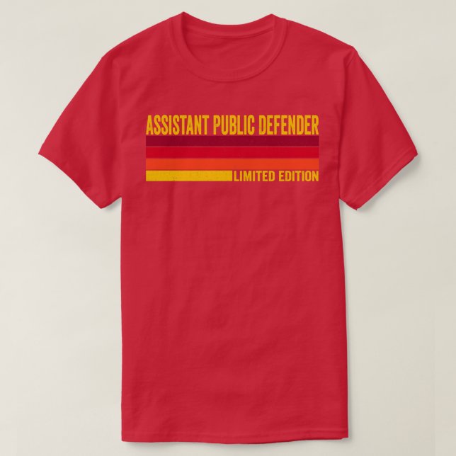 Camiseta Defensor público asistente (Diseño del anverso)