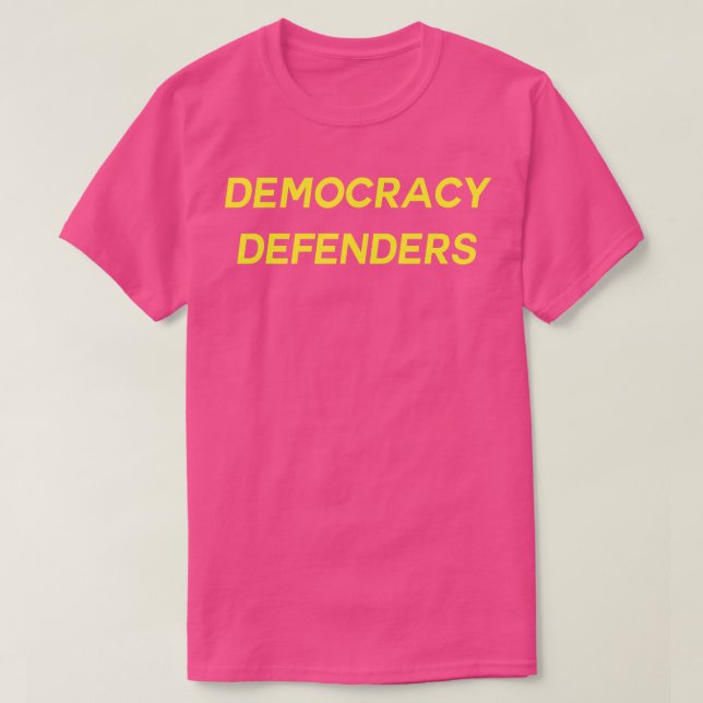 Camiseta Defensores de la democracia (Diseño del anverso)