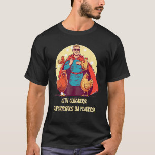 Camiseta Defensores Emplumados Héroes de Gallinas Urbanas