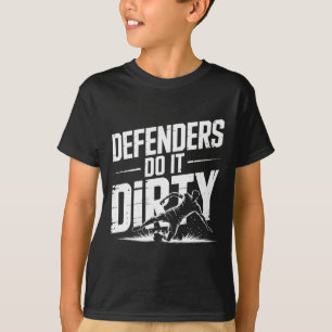 Camiseta Defensores Lo Hacen Sucio Entrada Deslizante Fútbo