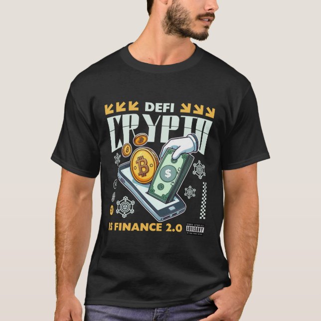 Camiseta Defi: Cripto es financiamiento 2.0 (Anverso)