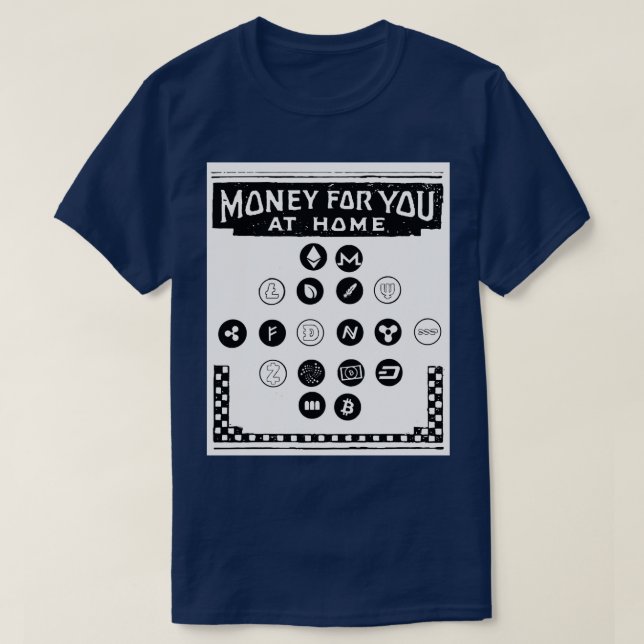 Camiseta Defi Crypto coin Vintage (Diseño del anverso)