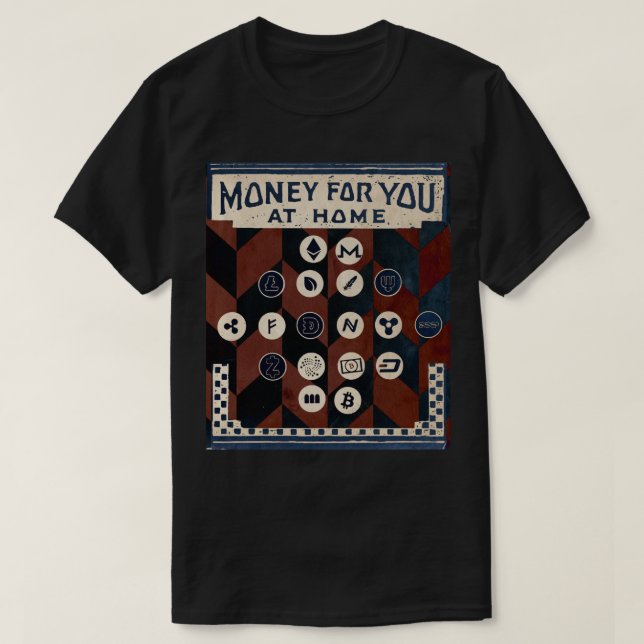 Camiseta Defi Crypto coin Vintage Money para usted (Diseño del anverso)