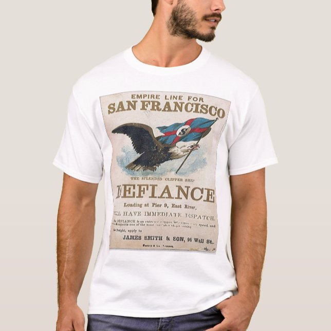 Camiseta Defiance Clipper Navegando  (Anverso)