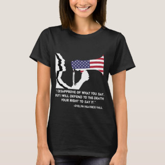 Camiseta Defienda el T de las mujeres del discurso libre