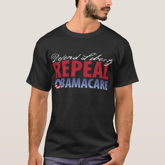 Camiseta Defienda la atención sanitaria de la derogación de