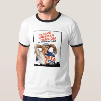 Camiseta Defienda la libertad americana
