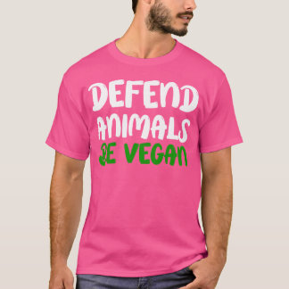 Camiseta Defiende Animales SÉ VEGANO regalo